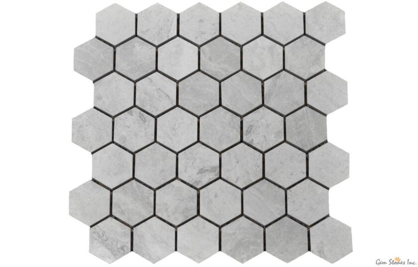 Eterna Imperial Grey Hexagon Mosaic