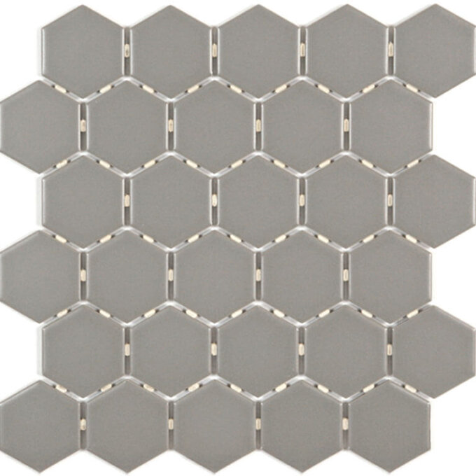 Ontario Taupe Hexagon Mosaic
