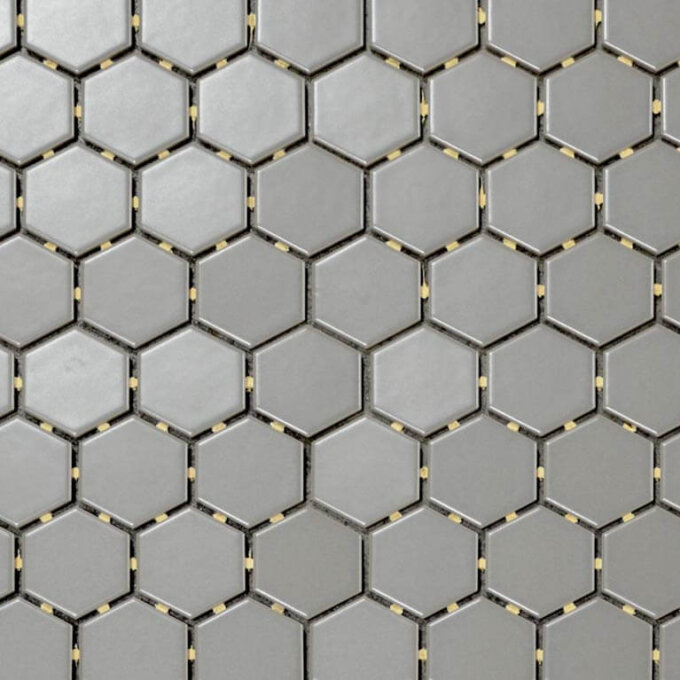 Ontario 2" Hexagon Taupe
