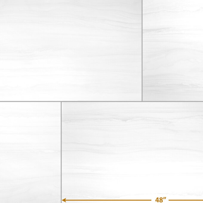 Timeless White Porcelain Tile