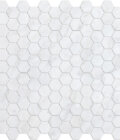 Carrara 1 inch Hexgaon Polished Marble Mosaic