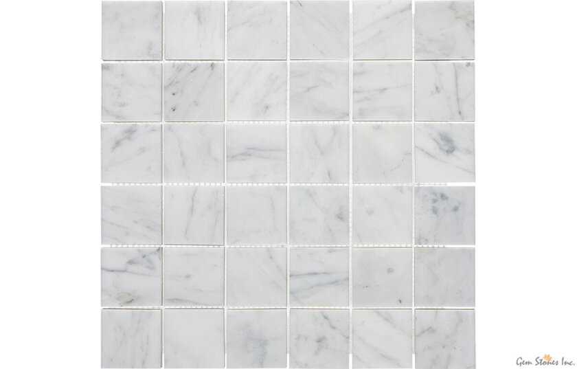 Carrara 2x2 Marble Mosaic