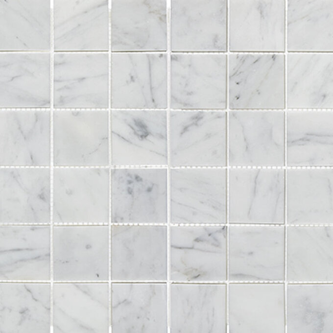 Carrara Marble 2"x2" Polished Mosaic