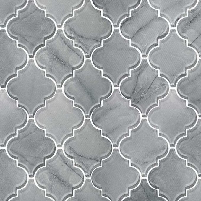 Envision Glass Arabesque Mont Blanc Mosaic