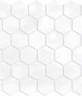 Ice White Marble Hexagon Mosaic