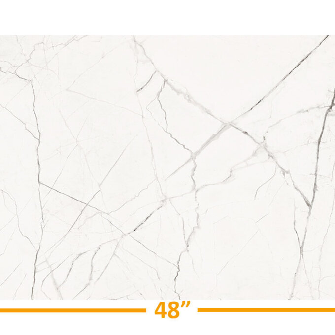 The Room Statuario Veina Picolo 24"x48" Polished Porcelain Tile