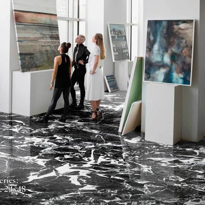 The Room Grand Antique 24"x48" Polished Porcelain Tile