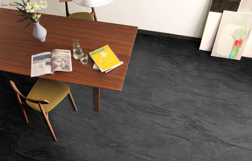 Durban Anthracite Porcelain Tile Gem Stones Tiles & Counter Tops