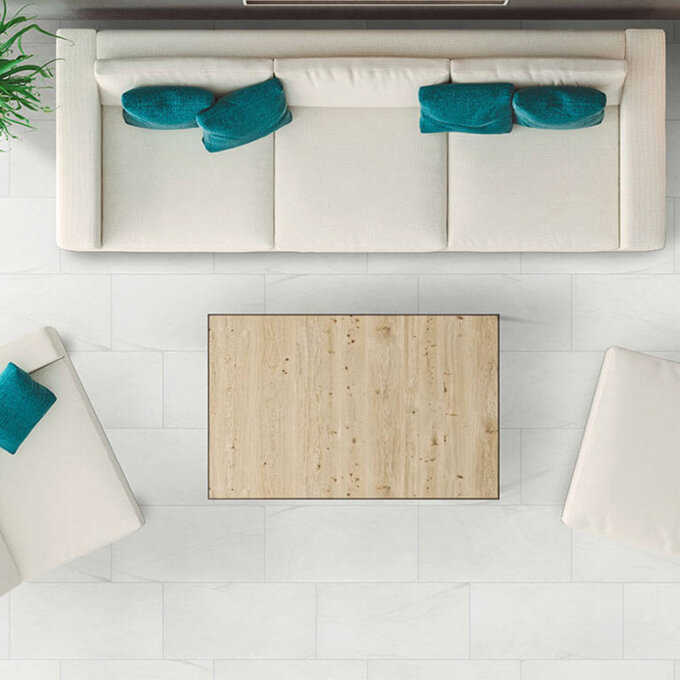 Durban White Porcelain Tile