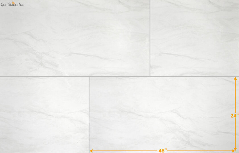 Durban White 24x48 Porcelain Tile