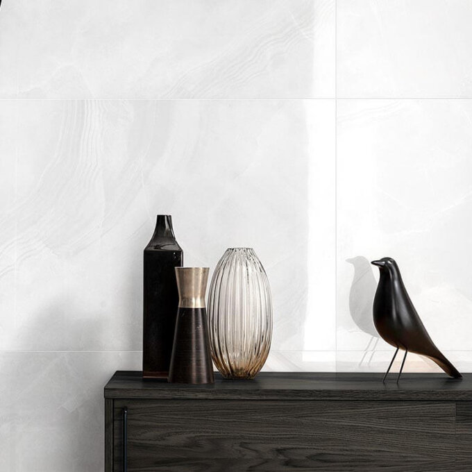 Nolita Bianco White Porcelain Tile
