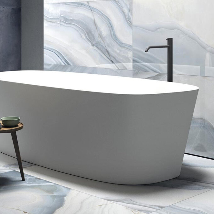 Oro Agata Blue Porcelain Tile