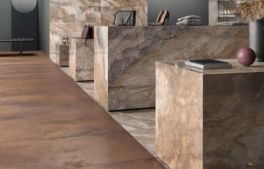 Oro Illusion Bronze Porcelain Tile 2