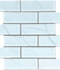 Uno 2x6 Glass Mosaic Staturaio Nuvo