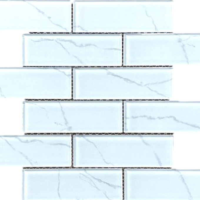 Uno Staturaio Nuvo Glass 2"x6" Glossy Mosaic