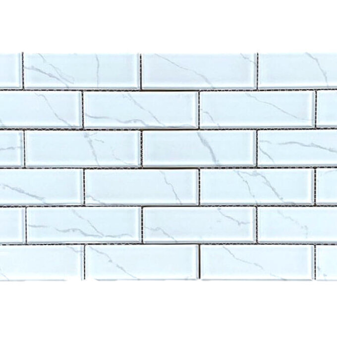 Uno Staturaio Nuvo Glass 2"x6" Glossy Mosaic