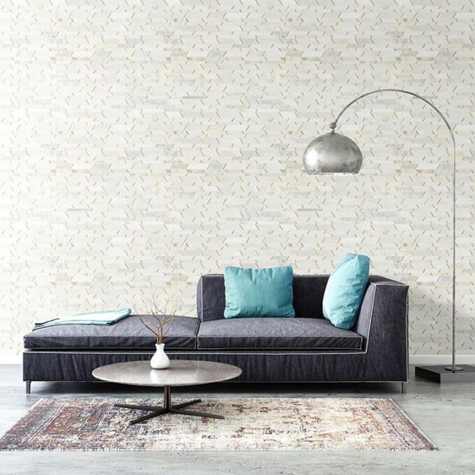 Metro Gold Pattern Marble Mosaic