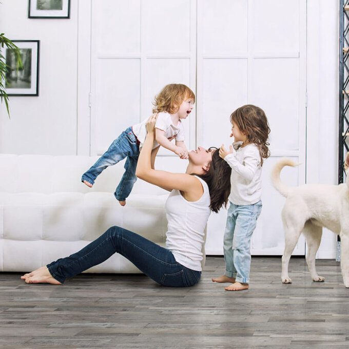 Prescott Mezcla 7"x48" Vinyl Tile