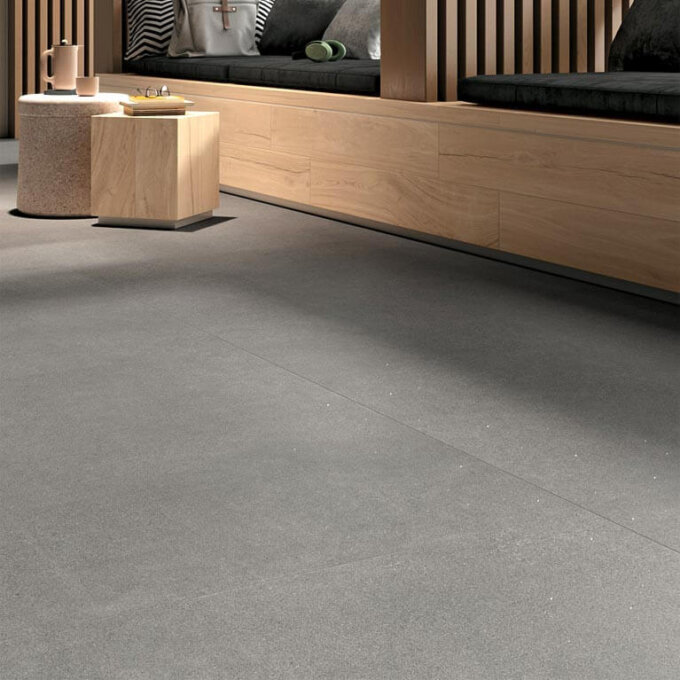 Hub Store (Silver) Matte Porcelain Tile