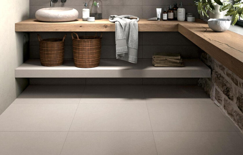 Hub Travel Matte Porcelain Tile Installed 3