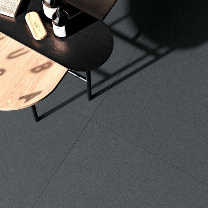 Hub Volume (Black) Matte Porcelain Tile