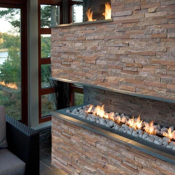 Amber Falls Ledger Panel