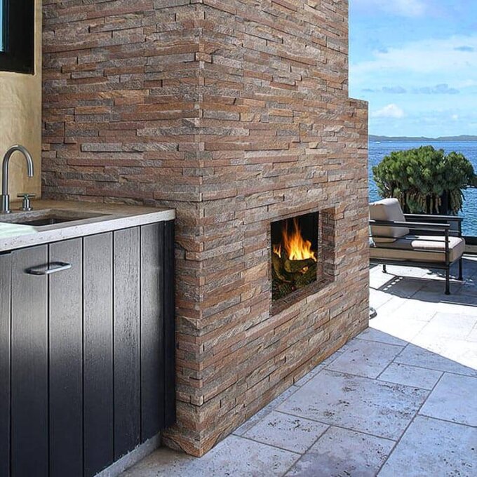 Amber Falls Ledger Panel