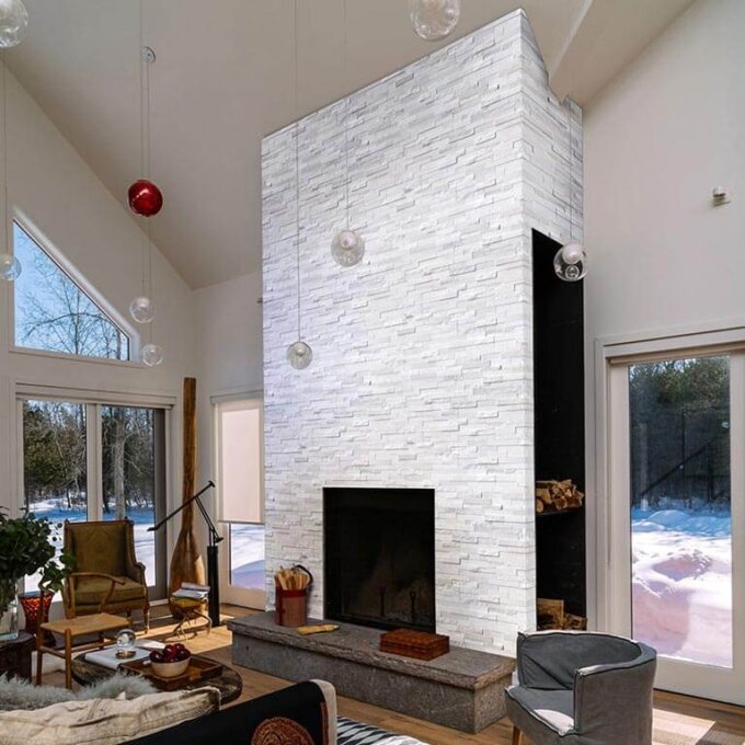 Arctic White Multi Finish Ledger Panel