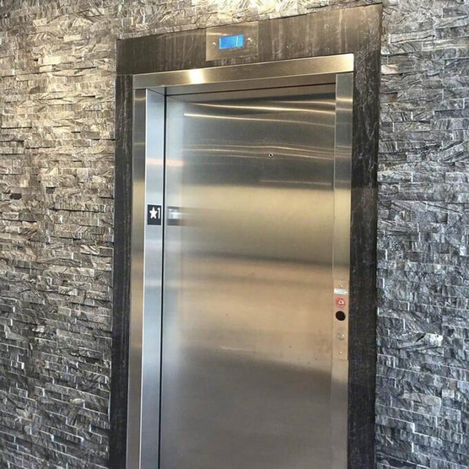 Glacial Black Ledger Panel