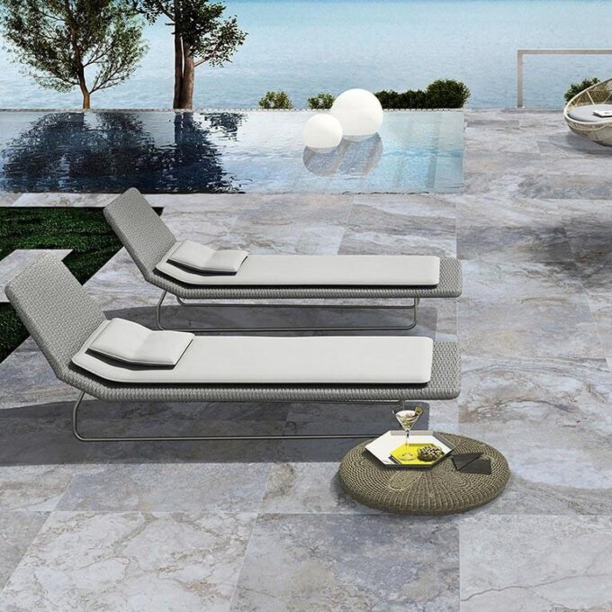 Argento Travertino 2CM Arterra Porcelain Paver