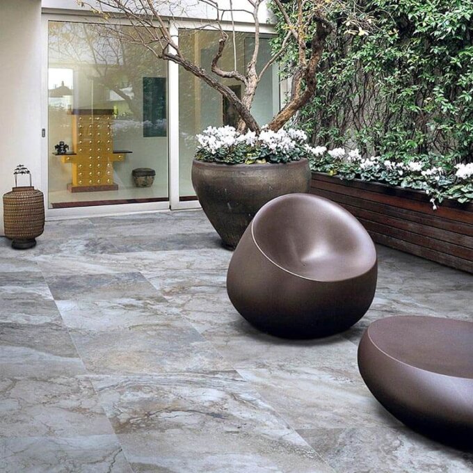 Argento Travertino 2CM Arterra Porcelain Paver