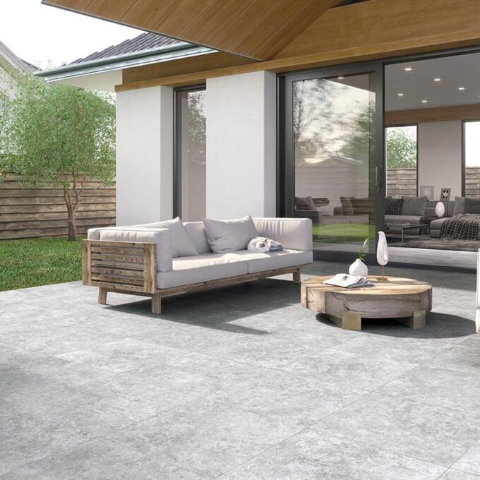 Legions Lunar Silver 2CM Arterra Porcelain Paver