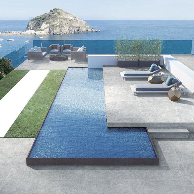 Legions Lunar Silver 2CM Arterra Porcelain Paver