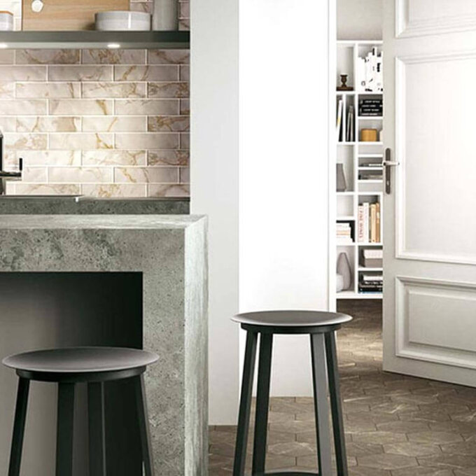 Roma Imperiale 10" Matte Hexagon Tile