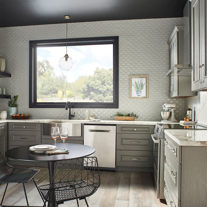 Grey Glossy Fish Scale