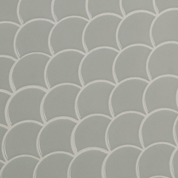 Grey Glossy Fish Scale