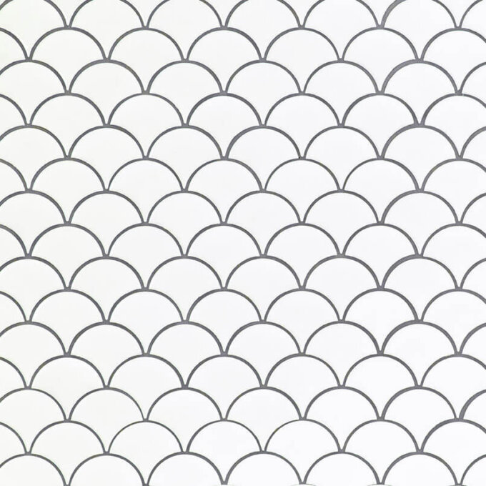 White Glossy Fish Scale