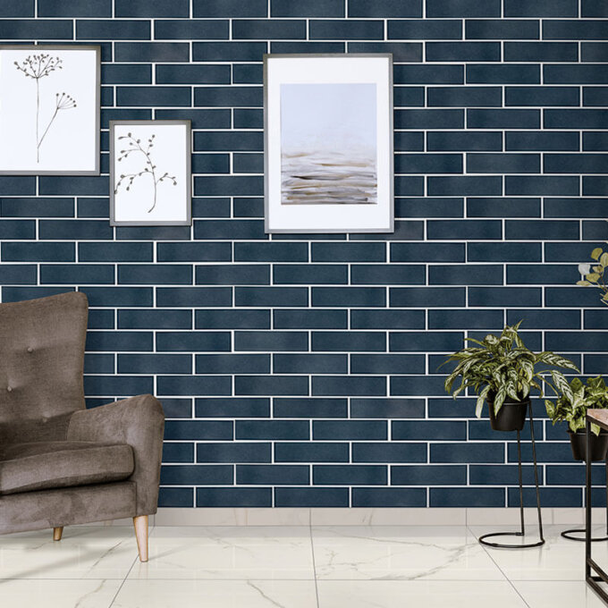 Bay Blue 4x12 Glazed