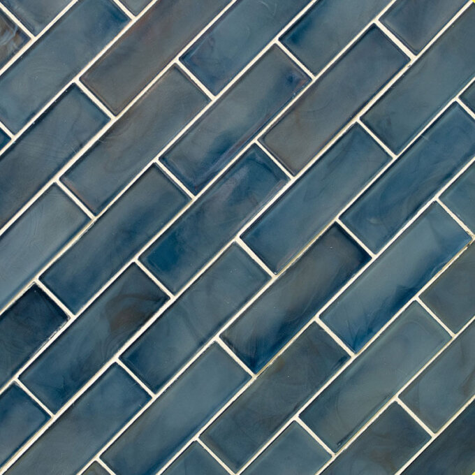 Blue Shimmer 2x6 Subway