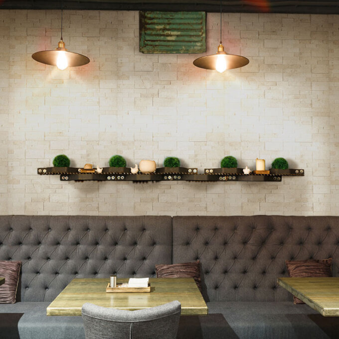 Mayra White Ledger Panel