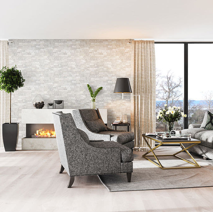 Mayra White Ledger Panel