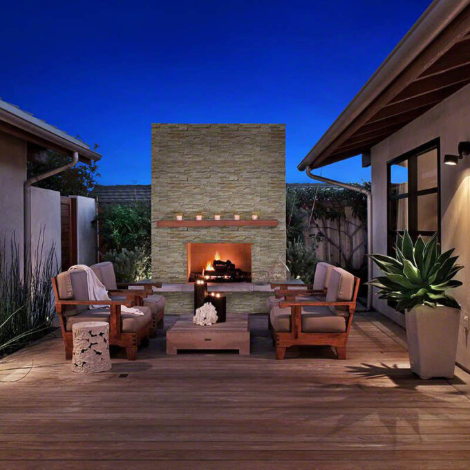 Golden Honey Ledger Panel