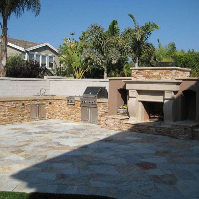 Golden White Ledger Panel