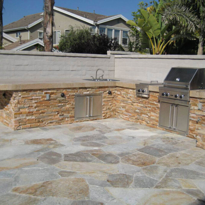 Golden White Ledger Panel