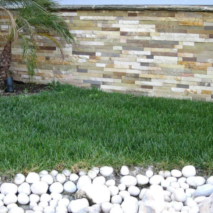 Golden White Ledger Panel