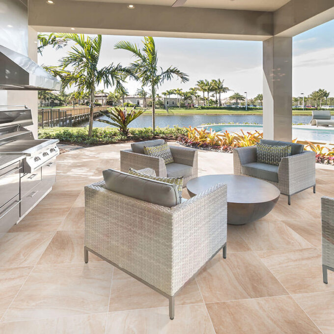 Praia Crema 2CM Arterra Porcelain Paver