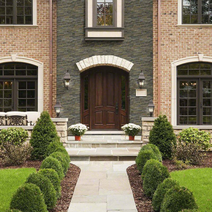 Rustic Gold Ledger Panel