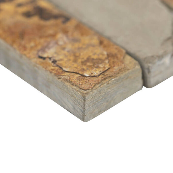 Rustic Gold Ledger Panel