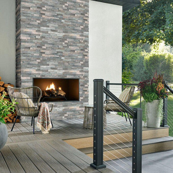 Sierra Blue Ledger Panel