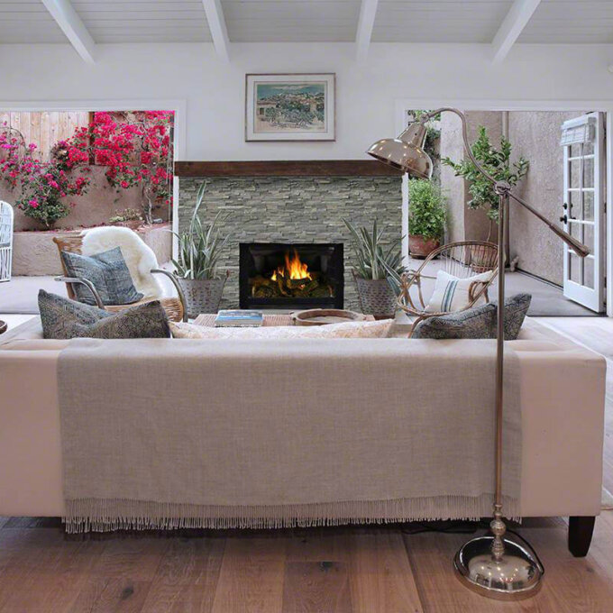 Sierra Blue Ledger Panel